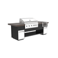 108" Maestro - Complete BBQ Island - Powder Coat - Includes Gran Fuego 42" BBQ Grill (5) Burner - Includes Beverage Margarita Center