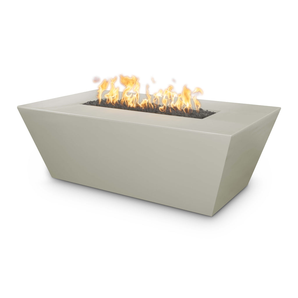 60" Rectangular Angelus Fire Pit - GFRC Concrete - Ash - Match Lit - Liquid PropaneOPT-AGLGF60-ASH-LPOPT-AGLGF60-ASH-LP