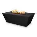 60" Rectangular Angelus Fire Pit - GFRC Concrete - Black - Spark Ignition with Flame Sense - Natural GasOPT-AGLGF60FSEN-BLK-NGOPT-AGLGF60FSEN-BLK-NG