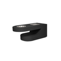 60" Rectangular Dana Fire Table - Powder Coated Metal - Black - Match Lit - Natural Gas
