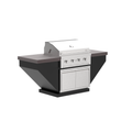 84" - Legacy - Luxe 84 I - Complete BBQ Island - Powder Coated - Includes Gran Fuego 36" BBQ Grill (4) Burner