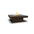 48" Square Balboa Fire Table - GFRC Concrete - Chocolate - Match Lit - Liquid PropaneOPT-BAL48-CHC-LPOPT-BAL48-CHC-LP
