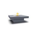 48" Square Balboa Fire Table - GFRC Concrete - Gray - Match Lit - Liquid PropaneOPT-BAL48-GRY-LPOPT-BAL48-GRY-LP