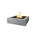 42" Square Quad Fire Pit - GFRC Concrete - Natural Gray - Match Lit - Natural GasOPT-QD42-NGY-NG