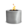 42" Round Beverly Fire Pit - Stainless Steel - Match Lit - Liquid PropaneOPT-42RRSS-LP