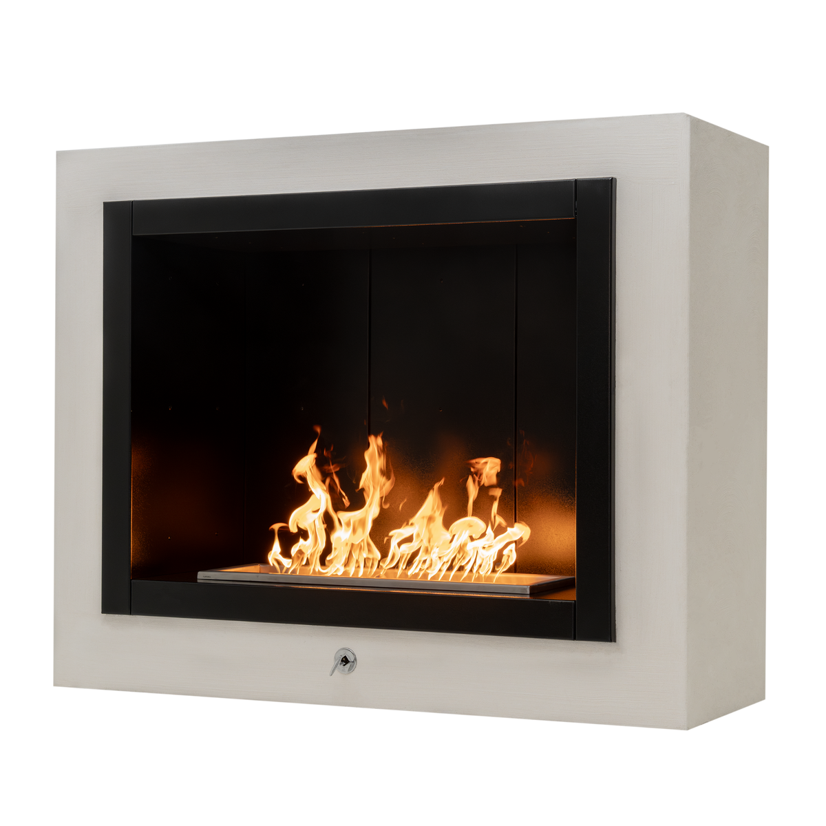 72" Williams Outdoor Fireplace - White - Powder Coated Metal - Low Voltage Electronic Ignition - Liquid PropaneTFL-WILL72PCE12V-WHT-LP
